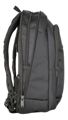 Imagen 4 de 7 de Mochila Urbana Portanotebook Extensible Biwo Con Usb Unisex