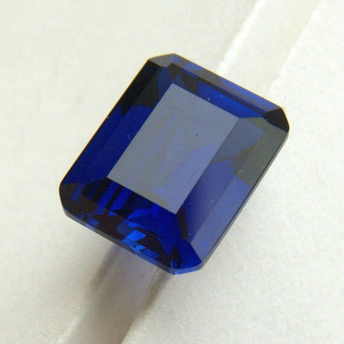 Safira Azul Retângulo 10x8 Mm Pedra Preciosa  30291008