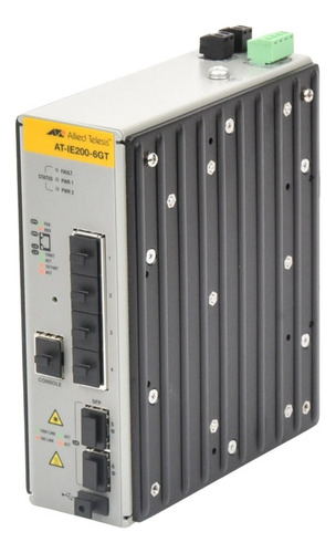 Switch Industrial Administrable Capa 2 De 4 Puertos 10/100