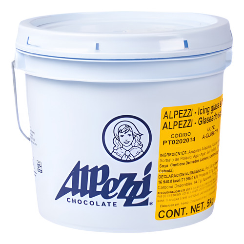 Cobertura Para Donas Alpezzi Sabor Vainilla 5 Kg