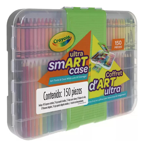 Crayola Ultra Smartcase 150 Piezas