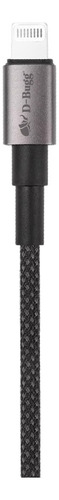 Cable Trenzado De Nylon Usb A Tipo C Carga Rápida 1m Negro