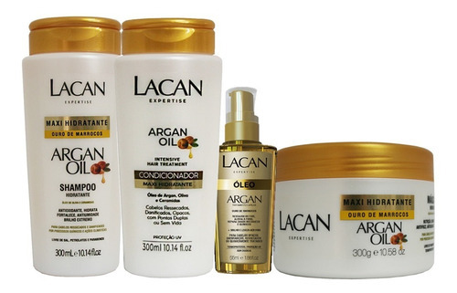 Lacan Kit Argan Oil Tratamento Capilar Óleo De Argan Complet