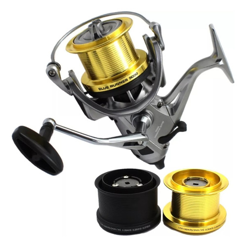 Reel Frontal Gamma Runner 9000 Pesca Lance 