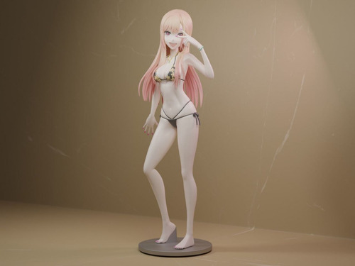 Archivo Stl Impresión 3d - Anime Bikini Girl 2022