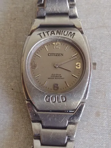 Citizen titanium gold new arrivals