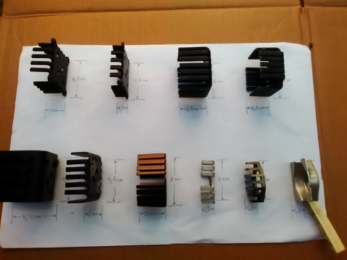 Disipadores De Calor De Aluminio Para Transistor De Potencia (Usado)