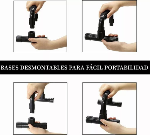 Barra Soporte Para Lagartijas, Push Up Bars Con Agarre Espum