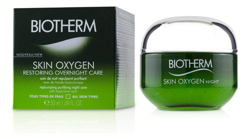 Skin Oxygen Night Restoring Overnight Care Biotherm 50 Ml. Momento de aplicación Noche Tipo de piel Todo tipo de piel