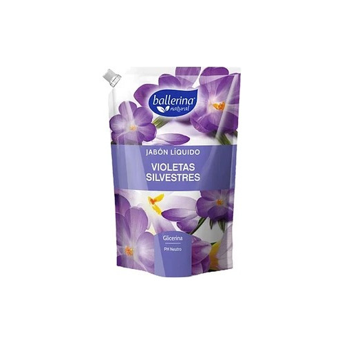 Jabón Líquido Ballerina Violetas Silvestres 750 Ml Pack X2