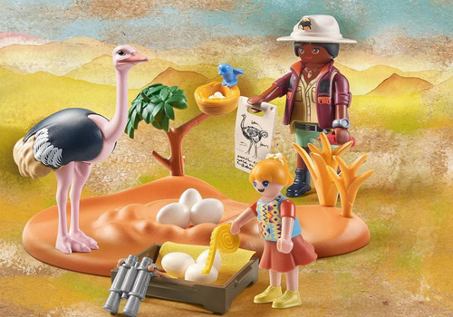 Playmobil Wiltopia - Guardianes De Avestruz Agua