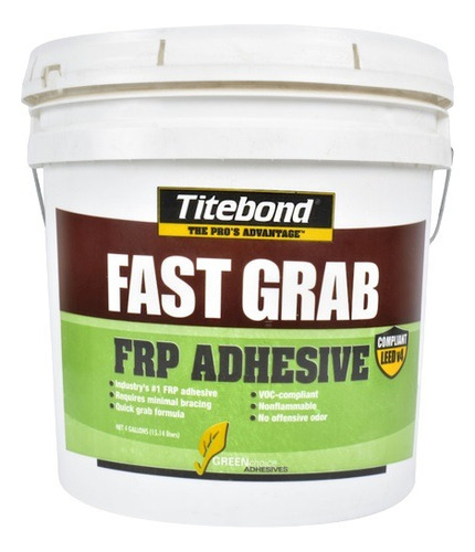 Adhesivo Glasliner Fast Grab 15.2 Lts