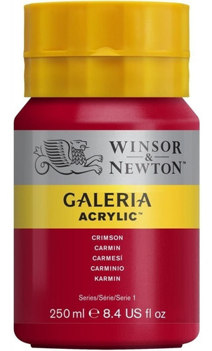 Tinta Acrílica Winsor & Newton Galeria 250ml Cor Crimson