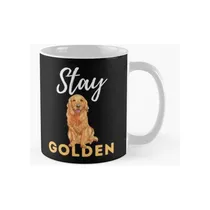 Comprar Taza Stay Golden Golden Retriever Divertido Golden Retriever