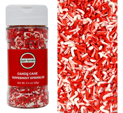 Mystic Sprinkles Mezclas De Confeti Navideno (bastones De Ca