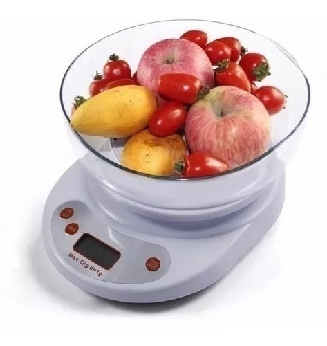 Balanza De Cocina Pesa Digital Hasta 1g-5kg Alta Precisión