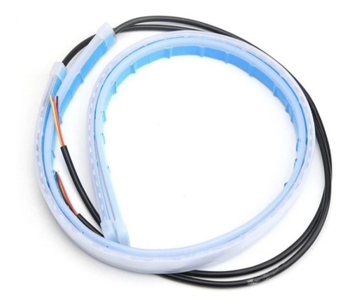 Ojo Ángel Adhesivo Flexible Luz Ámbar + Blanco Motocicleta