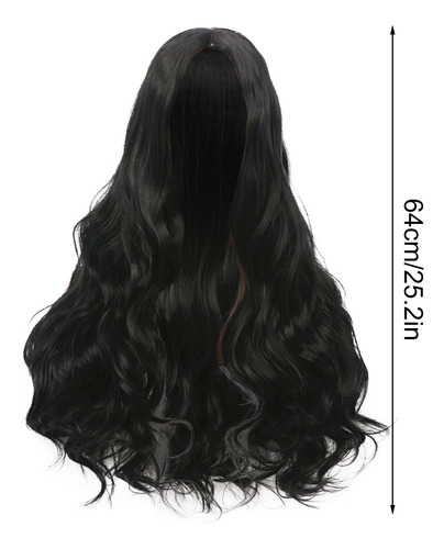 Centro De Cabello Largo Y Rizado K European And Wigs, Flequi