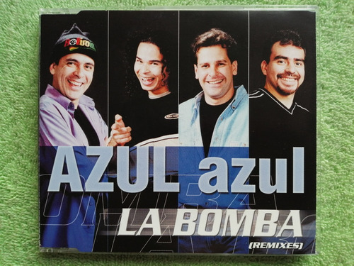 Eam Cd Maxi Single Azul Azul La Bomba 2001 Remixes Europeo