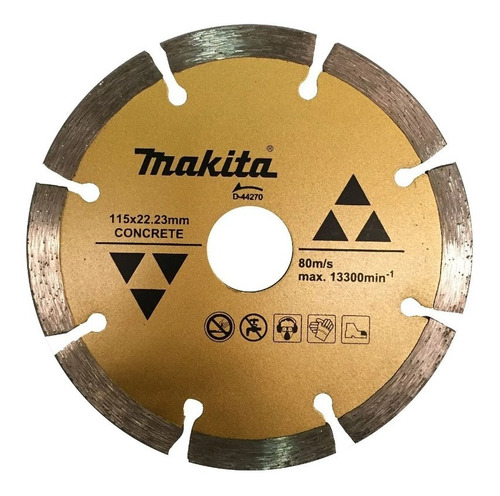 Disco Diamantado Segmentado Para Concreto Makita 115x22.23mm