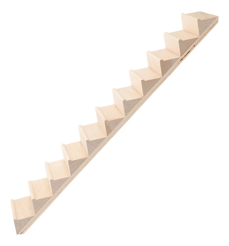 Miniescalera De Casa 1/12, 1 Pieza, Escaleras De Madera En M