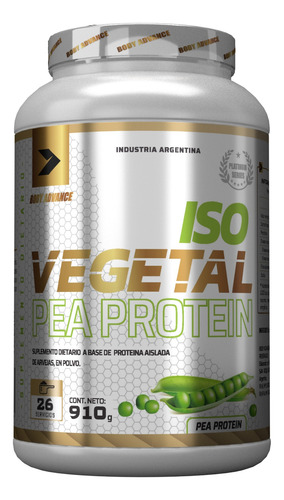 Iso Vegetal Pea Protein Body Advance Proteina Arvejas Vegan