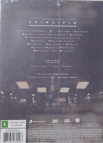 Dvd Leonardo Gonçalves Princípios Lacrado