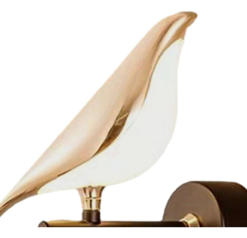Jja Aplique De Pared Con Forma De Pájaro Una Luz Cálida De