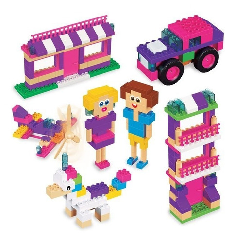 Bloques para armar Rasti Mix 01-1058 200 piezas en caja