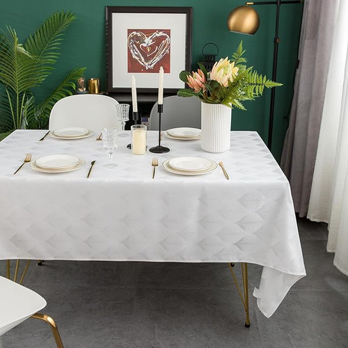 Gold Sail Rectangle Tablecloth 60 X 70 Inch Stain And Wrinkl