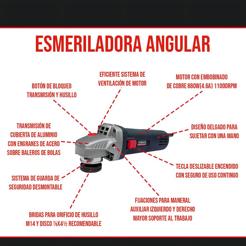Combo Rotomartillo + Esmeriladora + Taladro Fo2470 Foreman A
