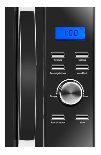 Imagen 6 de 6 de Microondas Thomas TH-25DM gris oscuro 25L 220V - 240V
