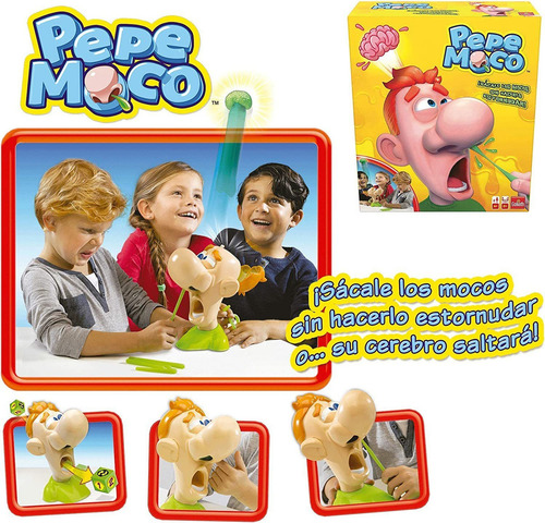 Juego De Mesa Divertidisimo Pepe Moco C/ Figura Y Accesorios