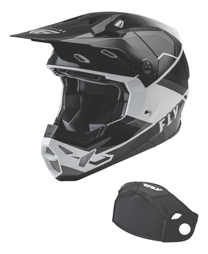 Casco Para Moto Fly Racing Cold Weathe Talla M Color Negro