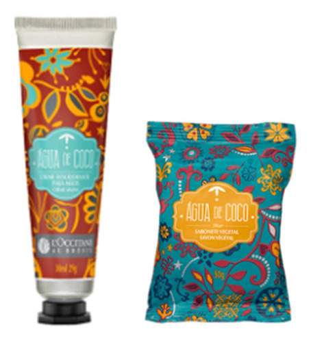 Kit Creme De Mão E Sabonete Água De Coco Loccitane Au Brésil