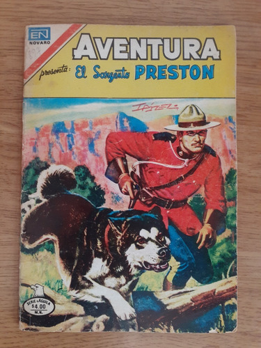 Cómic Aventura El Sargento Preston Serie Águila 14x20 Número 2-897 Editorial Novaro 1979