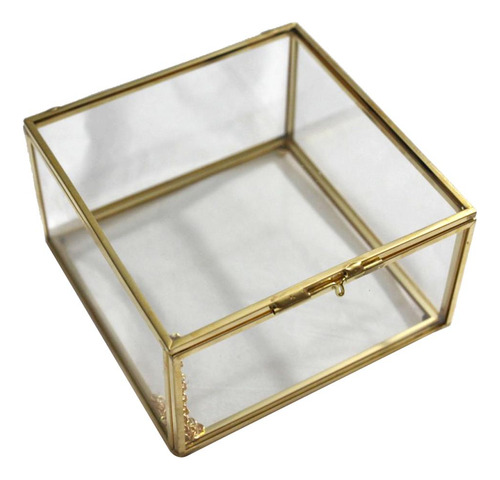 Soporte De Vidrio Transparente 13 X 13 X 8 Cm