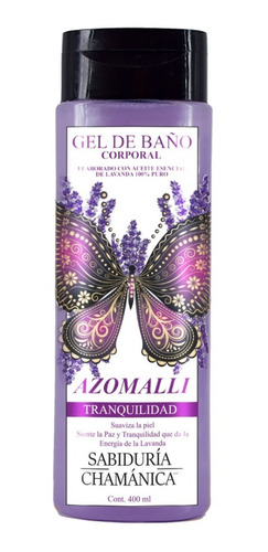 Gel Corporal Para Baño Con Aceite Esencial De Lavanda