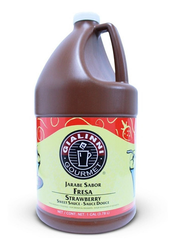Salsa Gialinni Sabor Chamoy - Garrafa De 3.78 Lts (128 Oz
