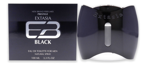 Perfume New Brand Extasia Black Para Hombre En Spray Edt De