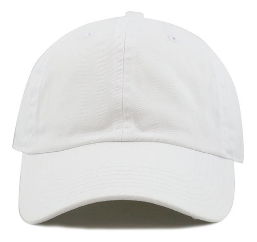 Docena De Gorra Publicitaria Blanca En Dril Hebilla - Velcro