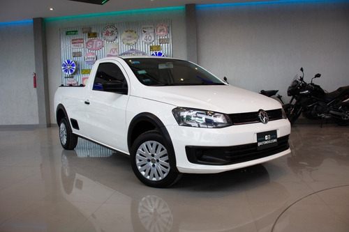 Imagen 3 de 13 de Volkwsagen Vw Saveiro Safety Cabina Simple Nafta 2014 Blanco