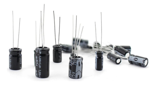 Pack de 10 capacitores electrolíticos 680 uf 25v 35v 50v 105 grados