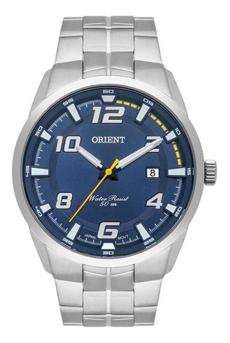 Relógio Orient Masculino Mbss1382 D2sx Prata