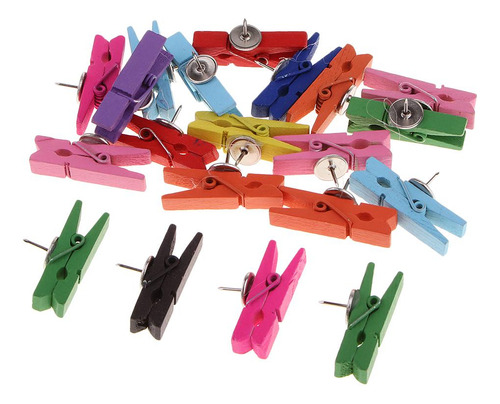 Mini Pinzas De Madera Para Ropa 2 Piezas
