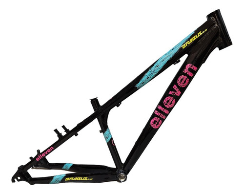 Quadro Freeride 26x13,5 Preto/rosa/azul