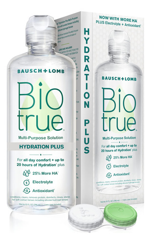 Biotrue Hydration Plus Solucion Para Lentes De Contacto, Sol