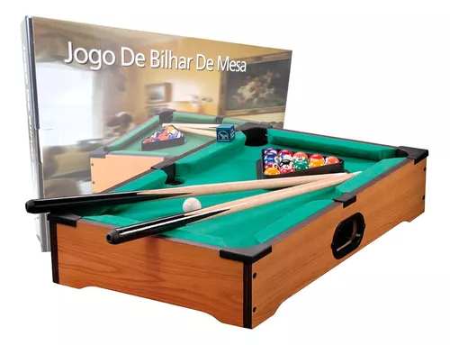 Jogo De Sinuca Bilhar De Plástico Brinquedo Infantil