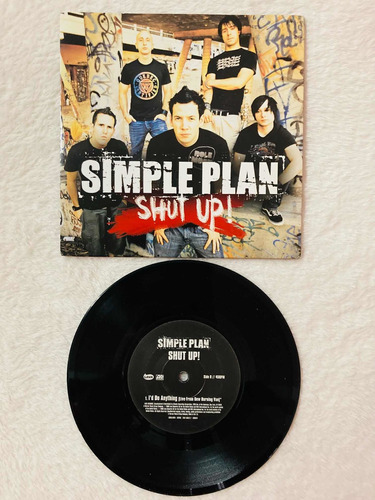 Simple Plan Shut Up Lp Vinyl Vinilo Ed Eu 2005 Single