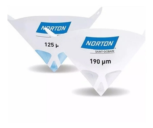 Colador Norton Filtro Papel 190 Micras Para Pintura X10u